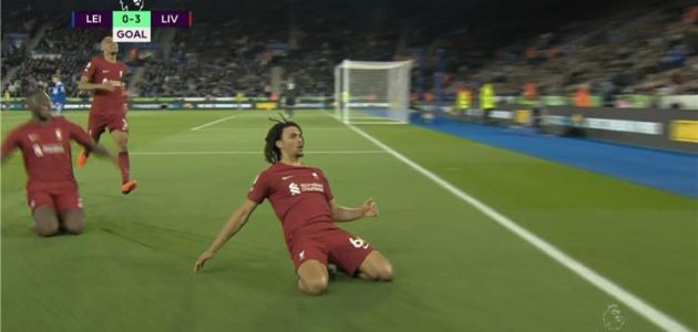 فيديو | هاتريك أسيست.. محمد صلاح يصنع وأرنولد يسجل هدف ليفربول الثالث أمام ليستر سيتي