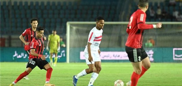 فيديو | الجزيري يسجل هدف الزمالك الأول أمام الداخلية