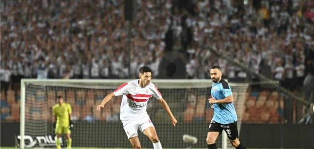 أحمد فتوح يحصل على جائزة أفضل لاعب في مباراة الزمالك وغزل المحلة